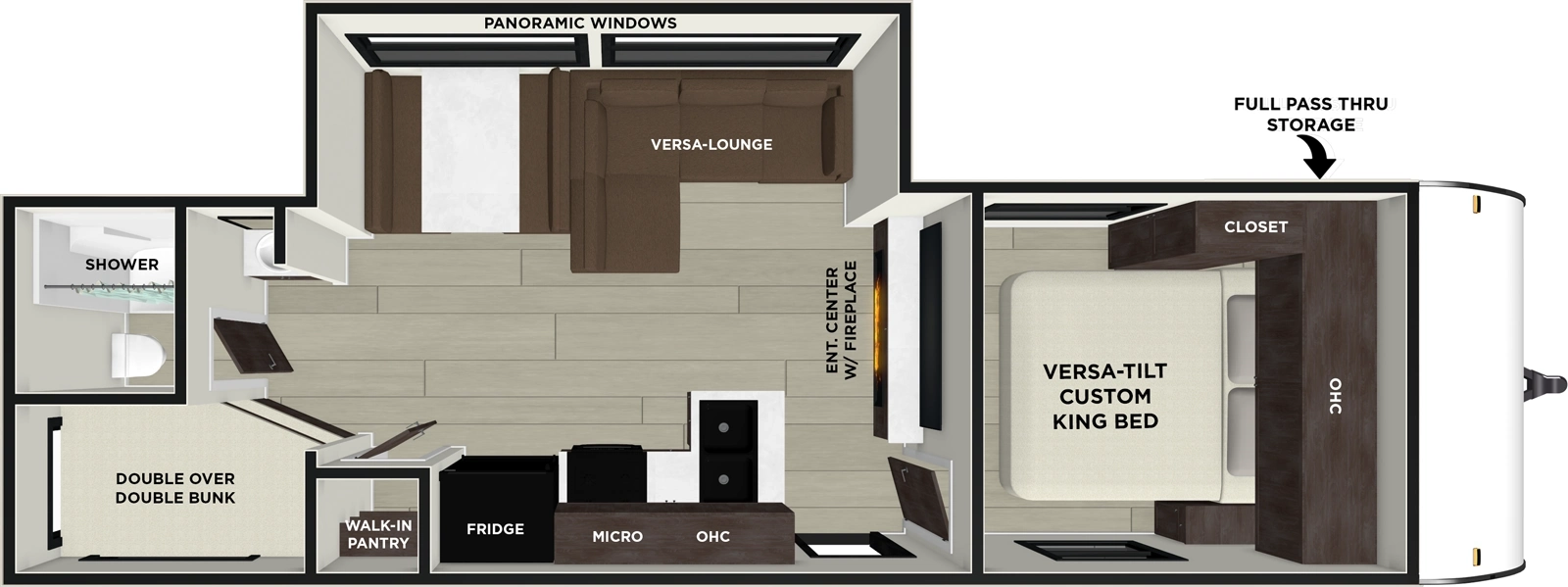 Wildwood 28DBUD Floorplan